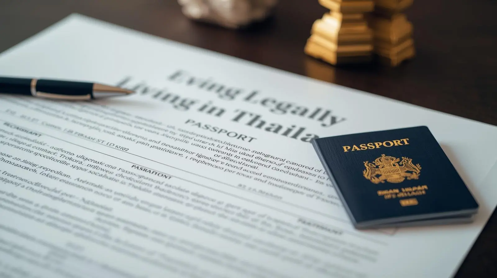 Australian–Thai couple living legally in Thailand after Marriage Visa approval.