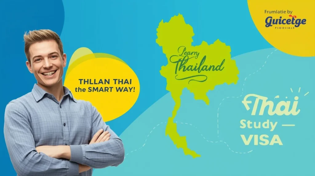 Australian student learning Thai language in Thailand with a Study Visa (Non-Immigrant ED).
