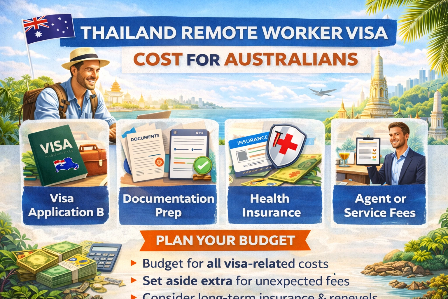 Thailand remote worker visa cost Australia