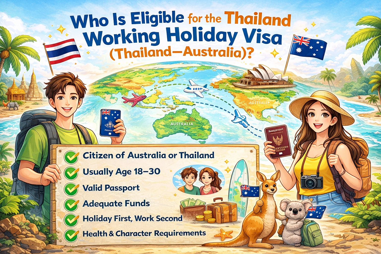 Who Is Eligible for the Thailand Working Holiday Visa (Thailand–Australia)?