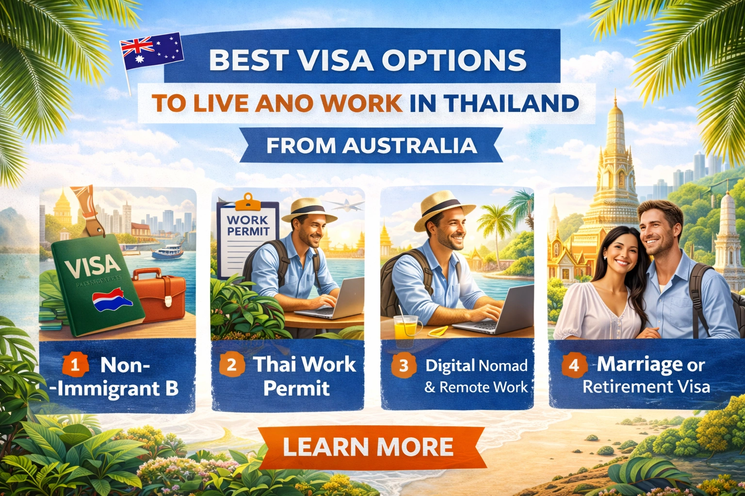 How Australians Can Live and Work in Thailand Long-Term